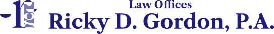 Law Offices of Ricky D. Gordon, P.A. Logo